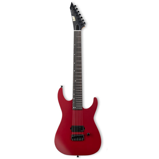 ESP USA M-7 Baritone Electric Guitar - Cherry Bomb Satin