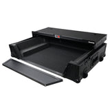 ProX XS-PRIME4WLTBL ATA Flight Case For Denon PRIME 4 G2/PRIME 4 MK2 DJ Controller with Laptop Shelf 1U Rack Space and Wheels - Black