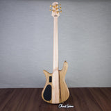 Spector Euro 5 LT Solid Korina Wings 5-String Electric Bass Guitar - Natural Satin - CHUCKSCLUSIVE - #NB23463