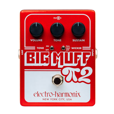 Electro-Harmonix Big Muff Pi 2 with Tone Wicker Fuzz Pedal