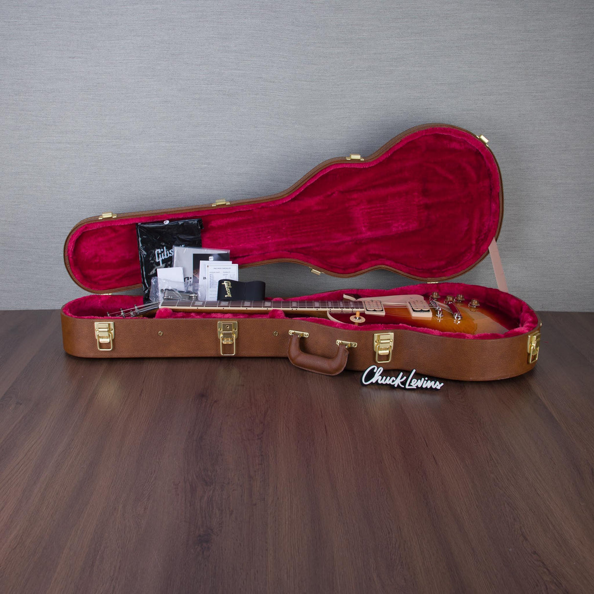 Gibson Les Paul Standard 50s Double Trouble Electric Guitar - Vintage Bourbon Burst - #218350340