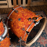 DW Collector's Standard Maple 4-Piece Shell Pack, 22-Inch Kick - Amber Swirl