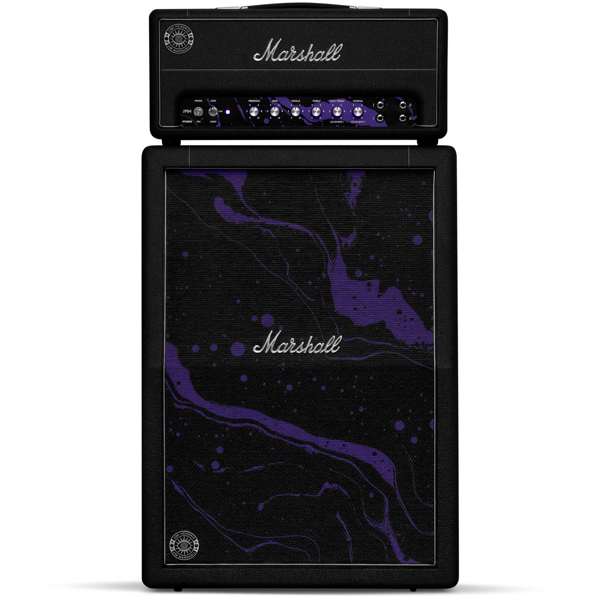 Marshall Studio JMH 60th Anniversary Hendrix 20-Watt Guitar Amplifier Head with Vertical Cabinet