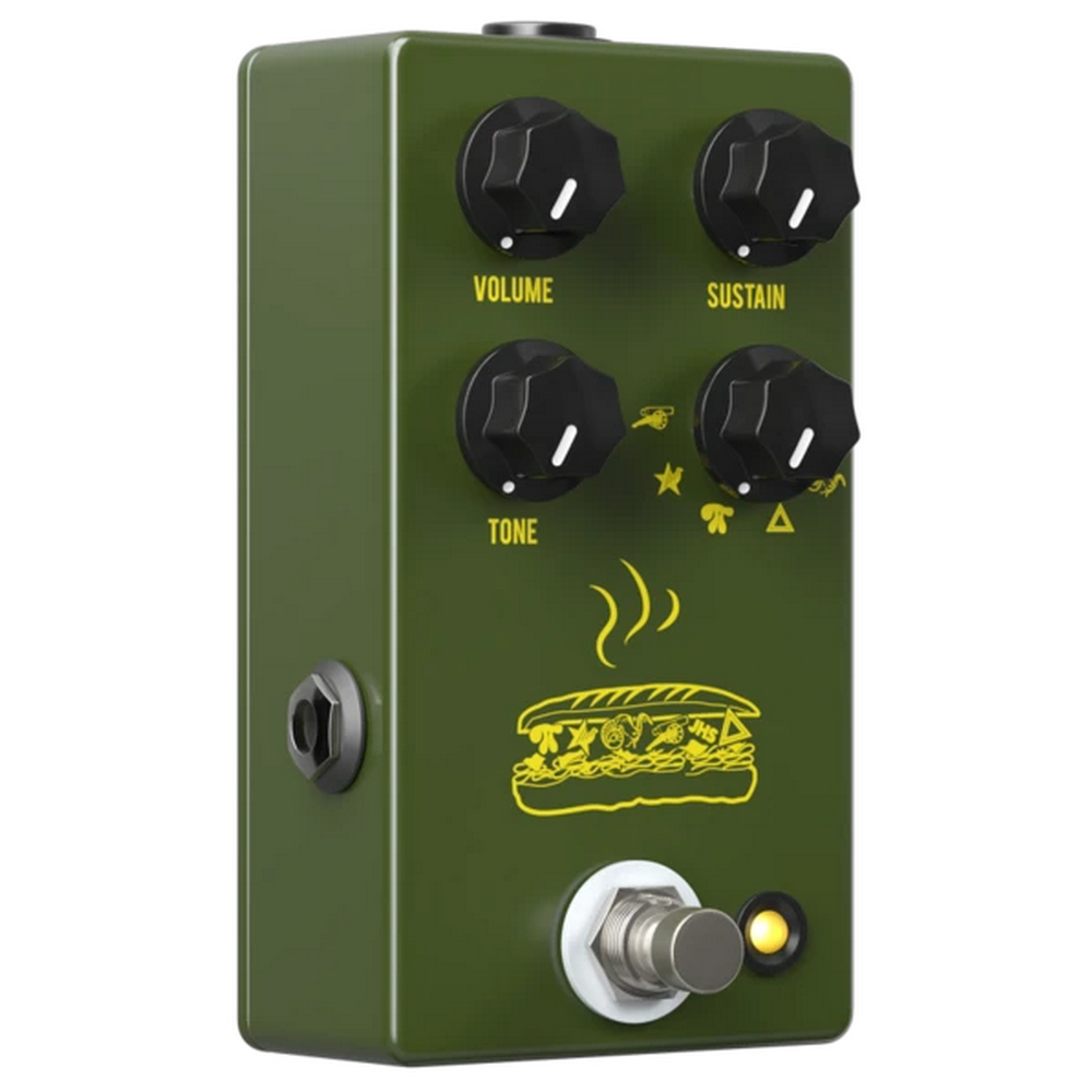 JHS Muffuletta Fuzz Effects Pedal - Army Green