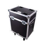 ProX XS-MH12RX2W Moving Head Lighting Road Case for ADJ Hydro Beam X12 Vizi Beam 12RX Fits 2 Units with 4" Casters