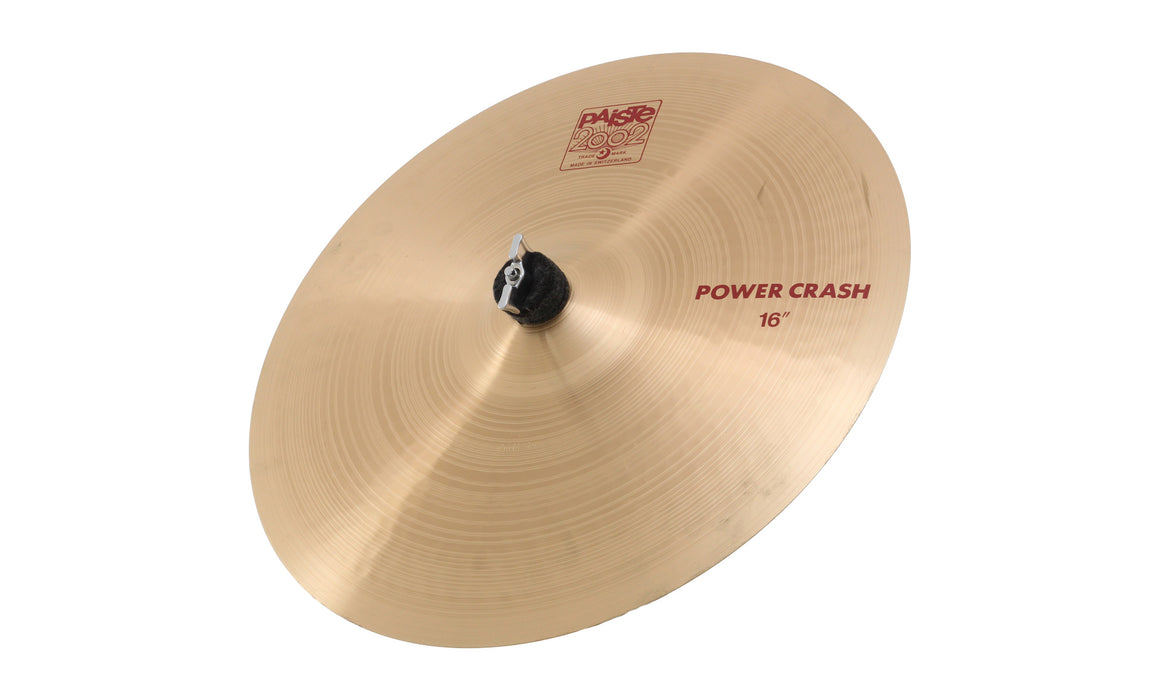 Paiste 16" 2002 Power Crash Cymbal - New,16 Inch