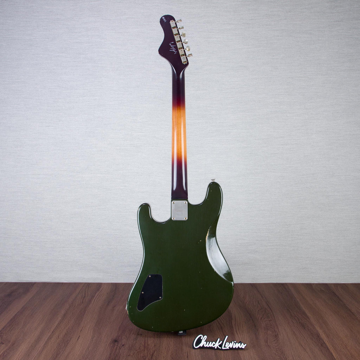 Castedosa Conchers Baritone Electric Guitar - Aged Green Metallic - #361