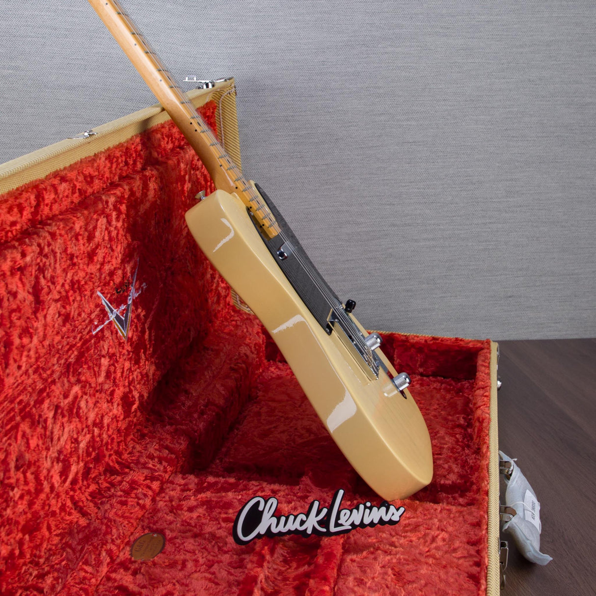 Fender Custom Shop 1954 Telecaster Closet Classic Electric Guitar - Nocaster Blonde - #R137371