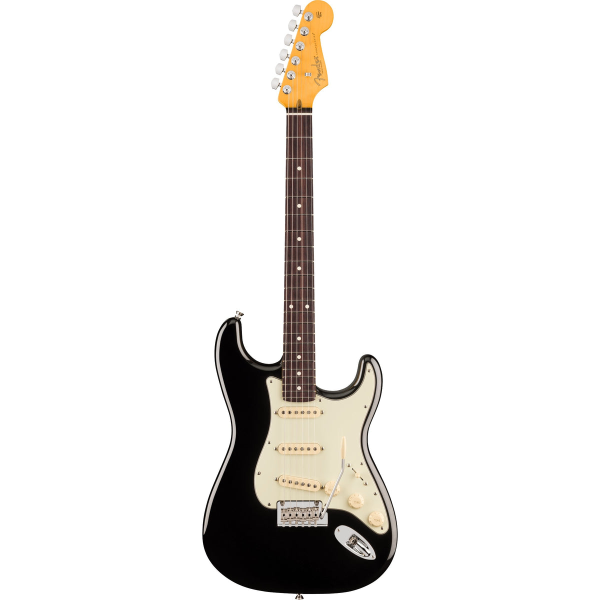 Fender American Professional Stratocaster Electric Guitar, Rosewood Fingerboard - Black
