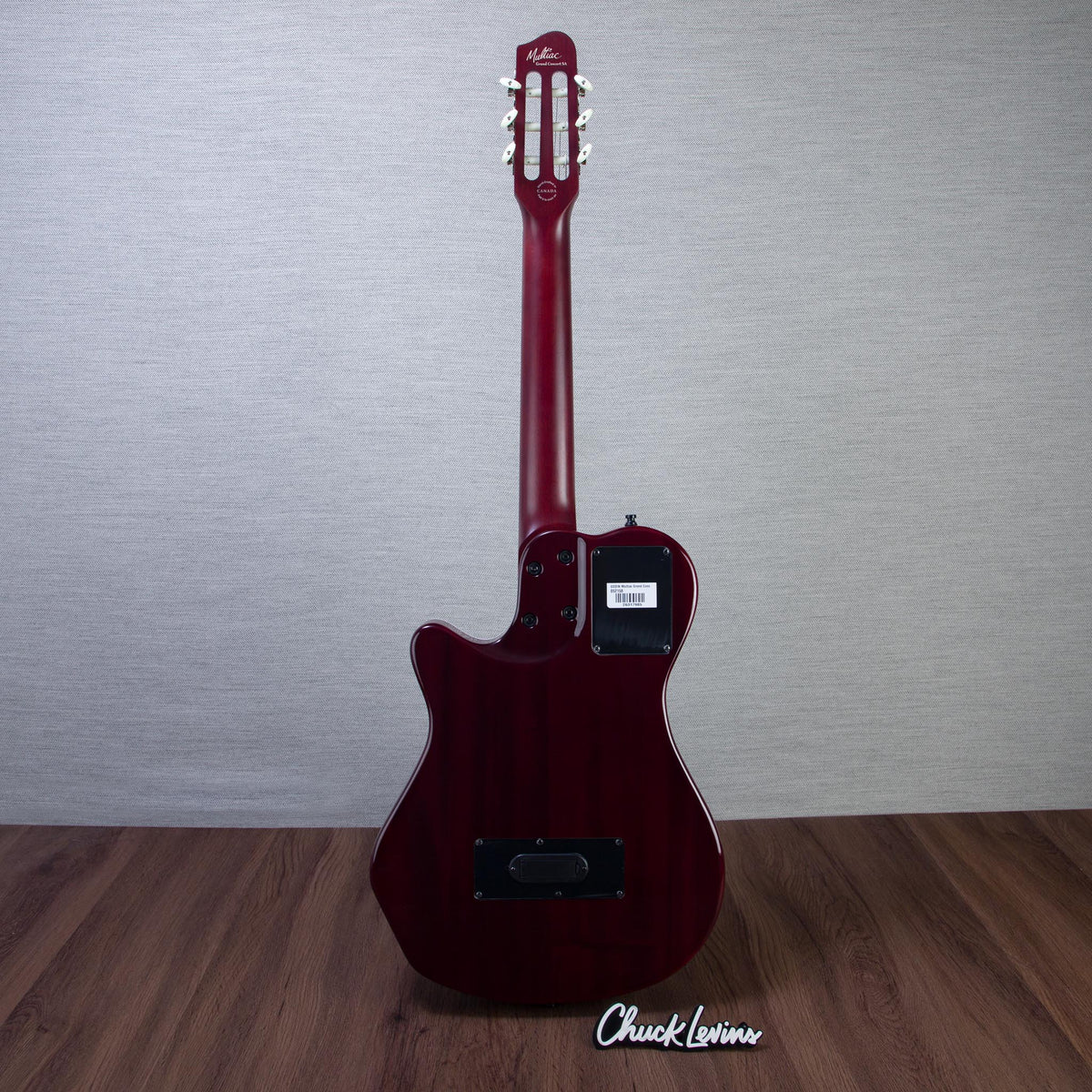 Godin MultiAc Grand Concert SA Nylon String Acoustic-Electric Guitar - Trans Black - CHUCKSCLUSIVE - #26317985