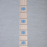Spector Euro 4 LT Poplar Burl Over Ash Electric Bass Guitar - Faded Light Blue Gloss - CHUCKSCLUSIVE - #]C121NB23300
