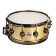 DW Collectors Series 6.5x14 Vintage Bell Brass Snare Drum - Black Nickel Hardware