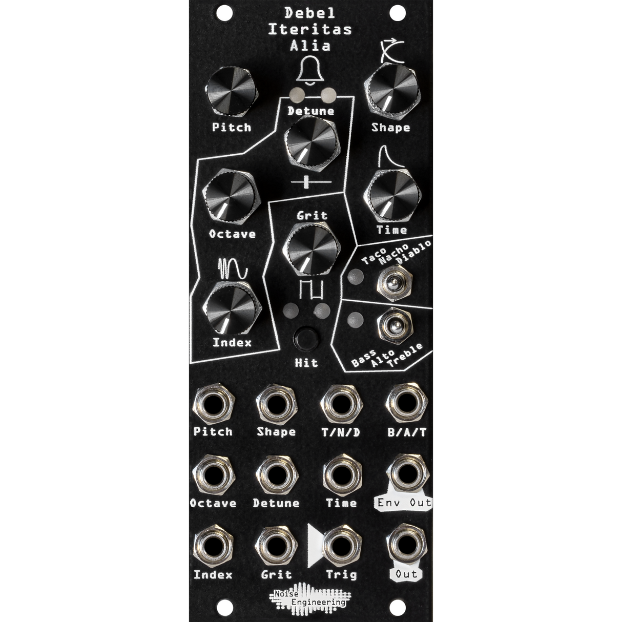 Noise Engineering Debel Iteritas Alia Oscillator Eurorack Module - Black