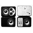 Barefoot Sound MicroStack45 3-Way Active Reference Monitors & Stereo Subwoofers - Pair - Mint, Open Box