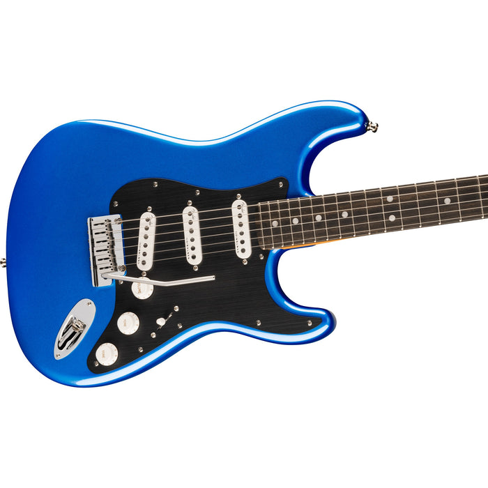 Fender American Ultra II Stratocaster Electric Guitar, Ebony Fingerboard - Noble Blue