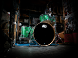 DW Collector's Series Pure Maple 4-Piece Shell Pack - Green Glass
