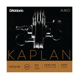 D'Addario Orchestral KA310 4/4L Kaplan Amo Violin String Set, 4/4 Scale, Light Tension