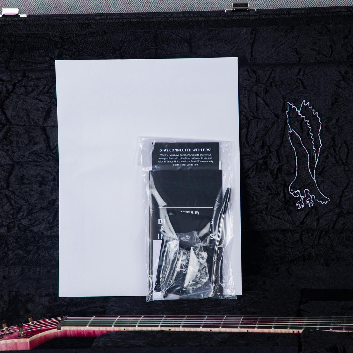 PRS Private Stock Custom 24 Electric Guitar - Red Blood Glow - #0411375