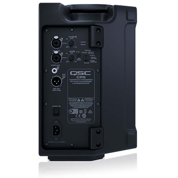 QSC CP8 8-Inch Two-Way 1000 W Powered Loudspeaker