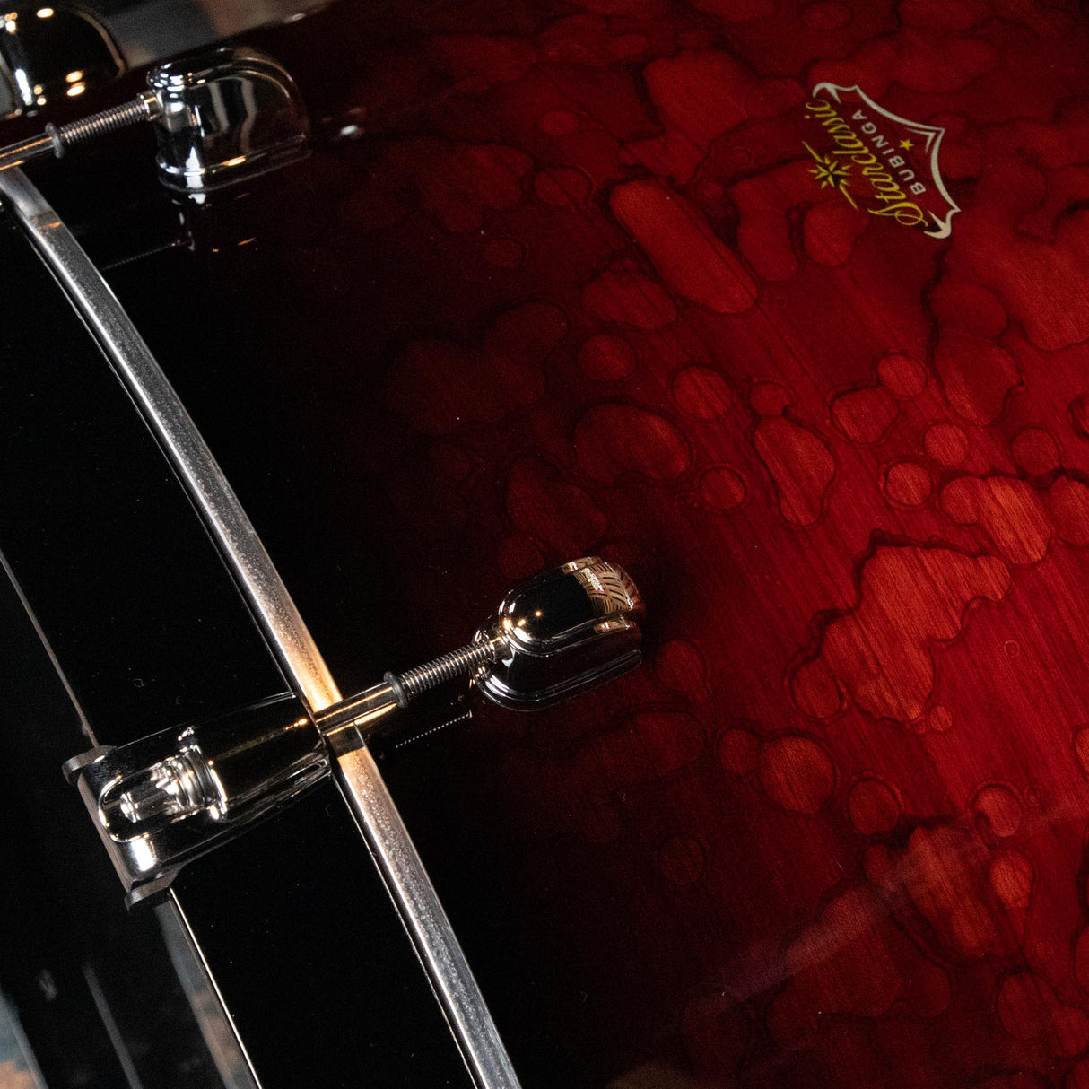 Tama Starclassic Bubinga 4-Piece Shell Pack - Volcanic Red Burst