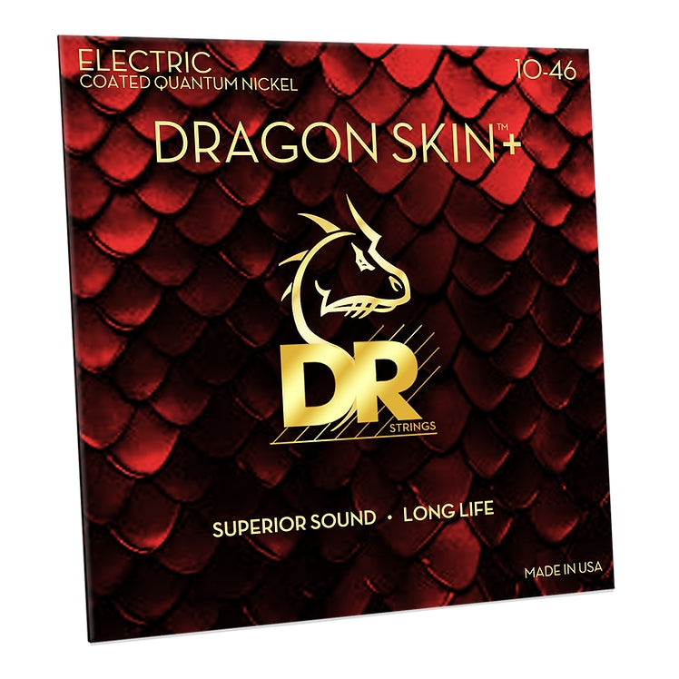 DR Strings Dragon Skin+ Quantum Nickel Electric Guitar Strings