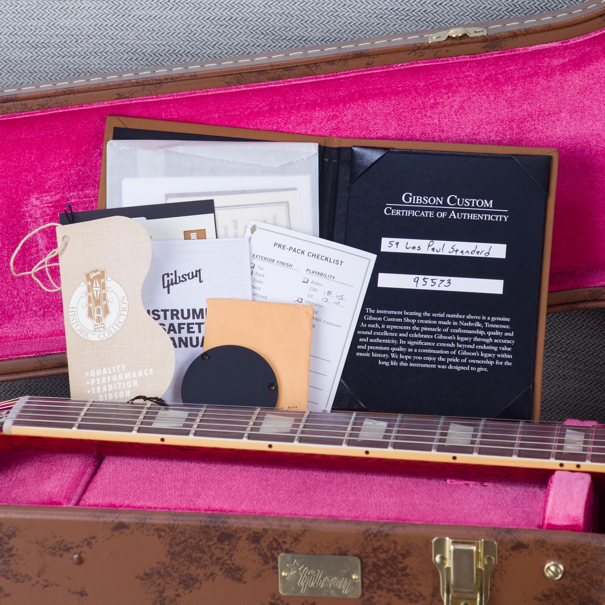 Gibson Custom Shop 1959 Les Paul Standard BOTB Page 74 VOS Electric Guitar - #95573