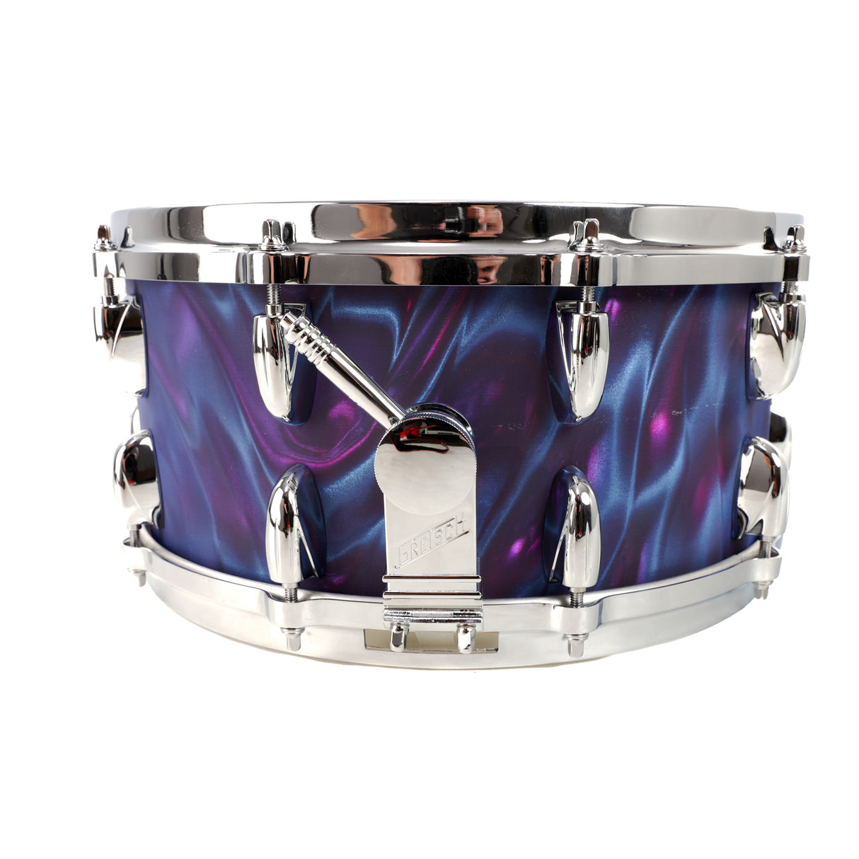 Gretsch USA Custom 14x6.5-Inch Snare Drum - Peacock Satin Flame