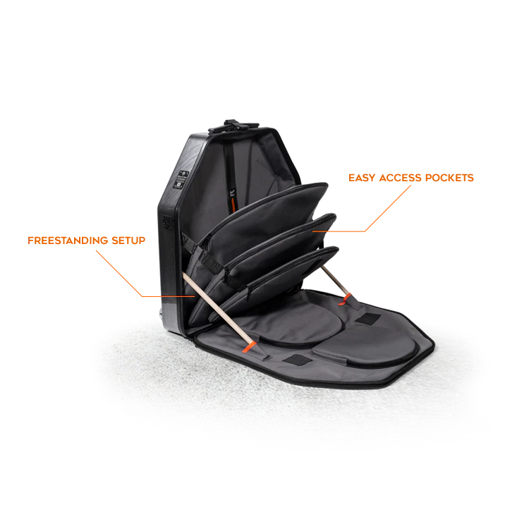 Gruv Gear VELOC Transport System 22-Inch Cymbal Gig Bag with Wheels