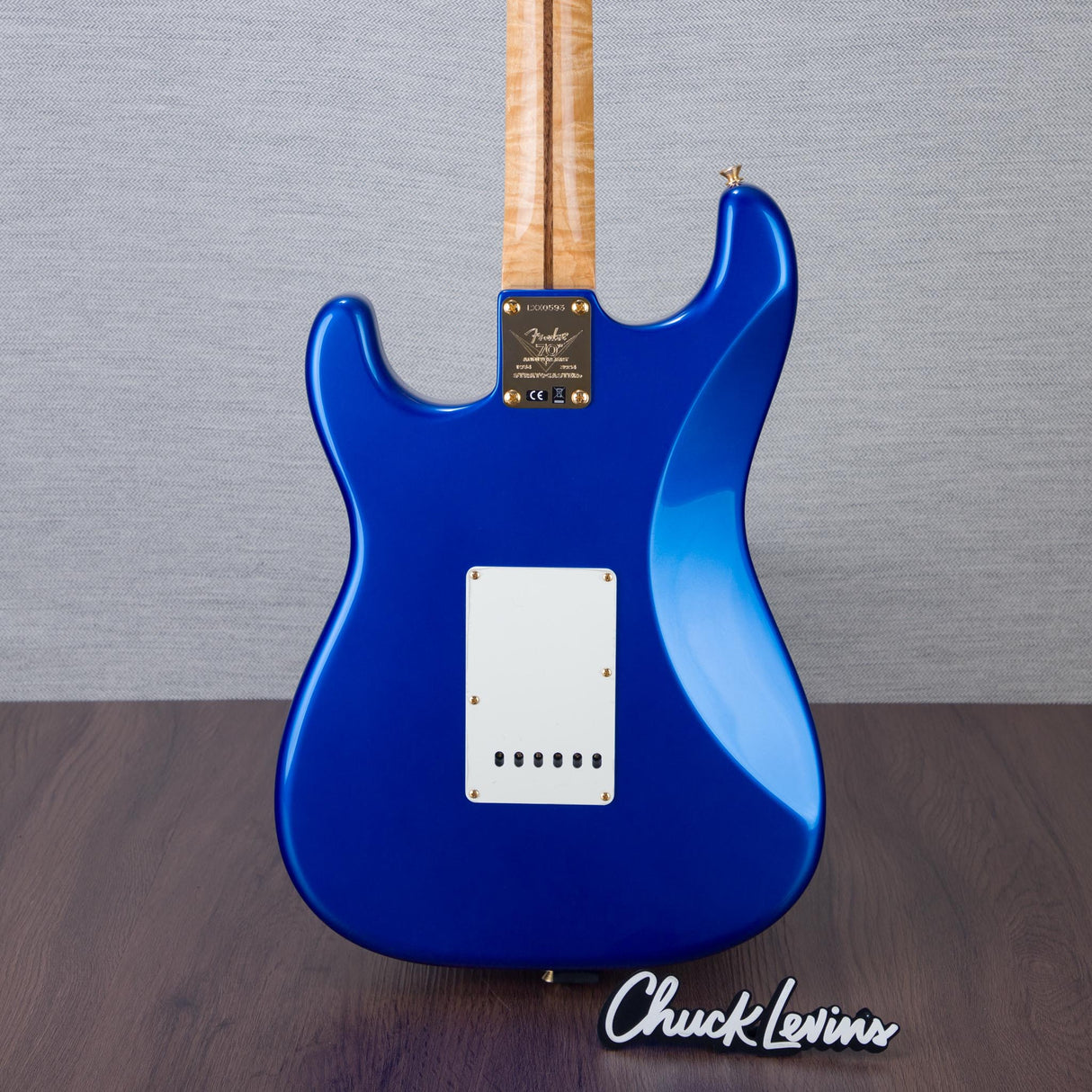 Fender Limited Edition Custom Shop 70th Anniversary 1960 Stratocaster NOS Electric Guitar - Aged Bright Sapphire Metallic - #LXX0593