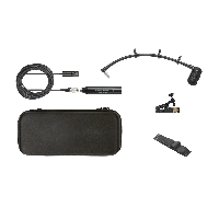 Audio-Technica ATM350UL Cardioid Condenser Microphone with Clip-on Horn Mounting System and 9 inch Gooseneck Microphone Universal Clip