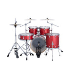 Ludwig Evolution 5-Piece Drum Kit with 20-Inch Kick - Crimson Sparkle