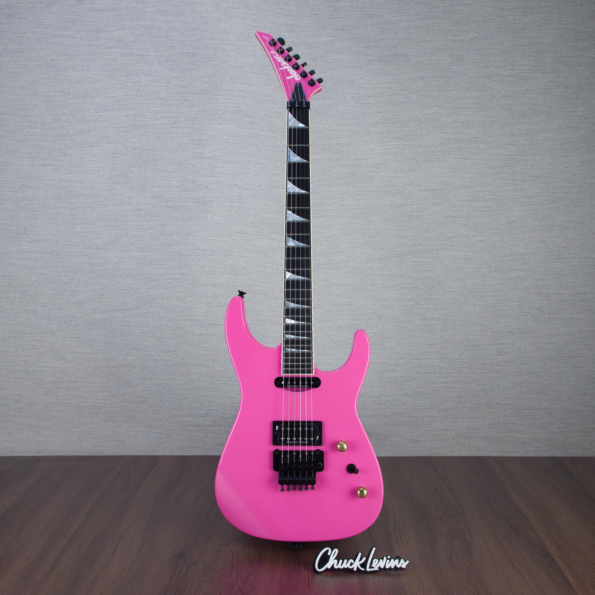 Jackson Custom Shop Soloist HS Electric Guitar - Platinum Pink Pristine - #J10914