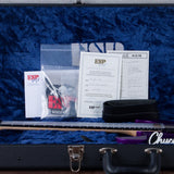 ESP USA M-II FR Electric Guitar - Wild Plum Metallic - #US24770