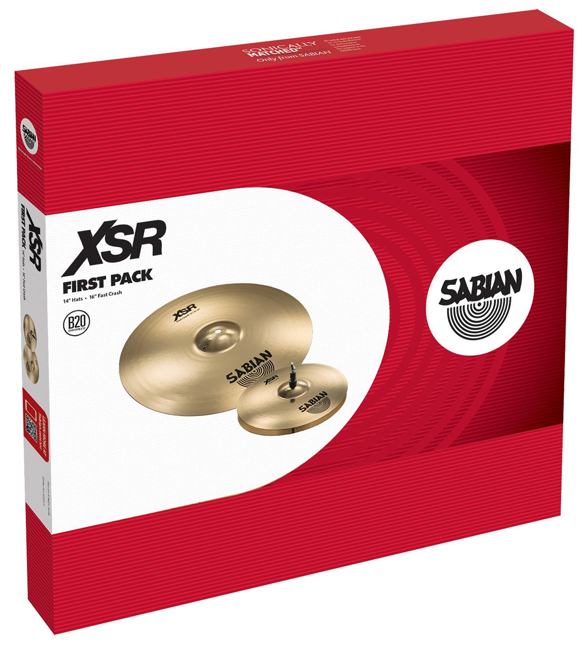 Sabian XSR First Pack Cymbal Set