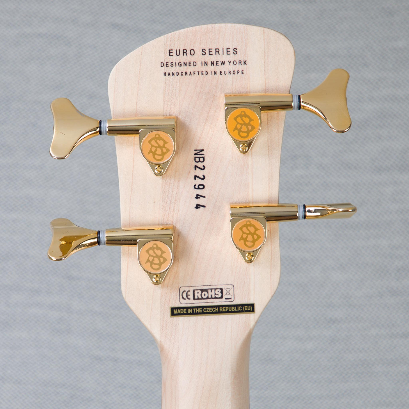 Spector Euro 4 LT Solid Korina Wings Electric Bass Guitar - Natural Satin - CHUCKSCLUSIVE - #NB22944