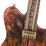 ESP Exhibition Limited Throbber CTM FL Electric Guitar - Natural Amorous Brown - New