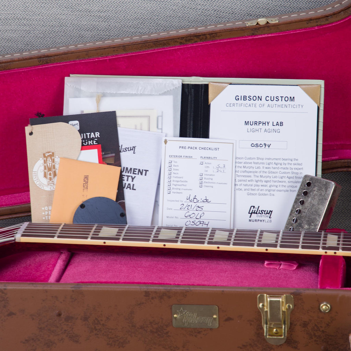 Gibson Custom Shop Murphy Lab 1960 Les Paul Standard V2 BOTB Page 151 Light Aged Electric Guitar - #05094