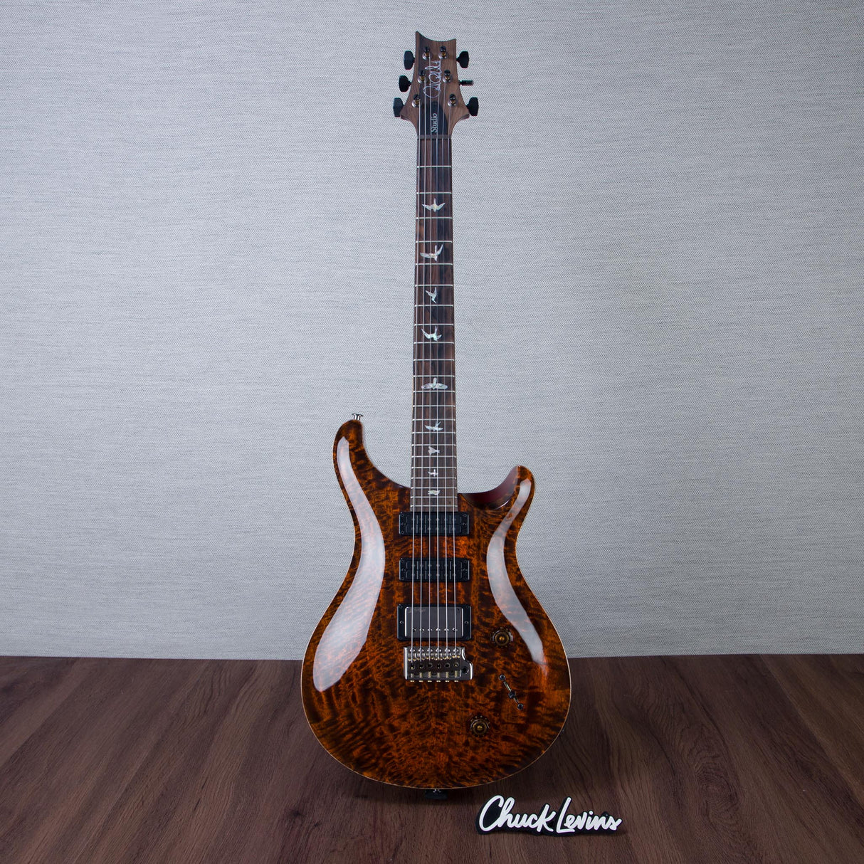 PRS Studio Mango/Ziricote Electric Guitar - Orange Tiger - #0422800