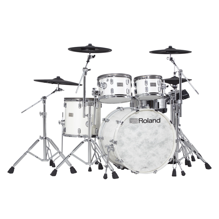 Roland V-Drums VAD706PW Acoustic Design Full Kit, Pearl White Finish