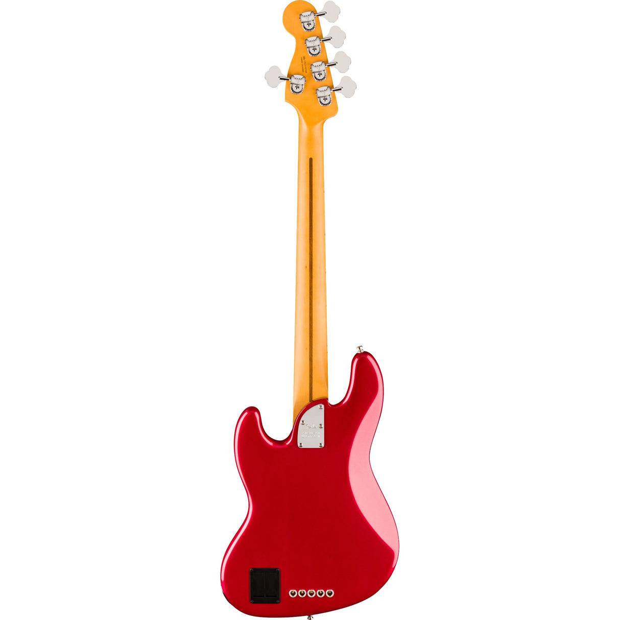 Fender American Ultra II Jazz Bass V Electric Bass Guitar, Maple Fingerboard - Sinister Red