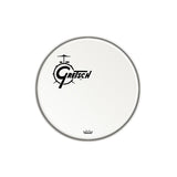 Gretsch GRDHCW16O Coated Bass Drum Head with Offset Logo - New,16-Inch