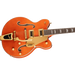 Gretsch G5422TG Electromatic Classic Double-Cut Hollowbody with Bigsby and Gold Hardware - Orange Stain - New
