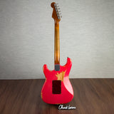 Fender Custom Shop 62 Stratocaster Heavy Relic Electric Guitar, Ebony Fingerboard - Watermelon King - CHUCKSCLUSIVE - #R129660
