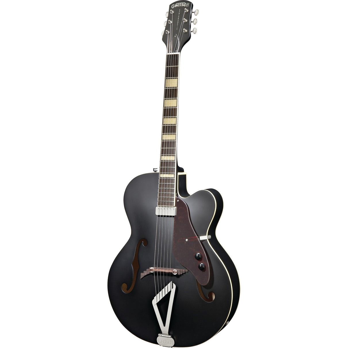 Gretsch G100BKCE Synchromatic Archtop Cutaway Hollow Body Electric, Rosewood Fingerboard, Flat Black