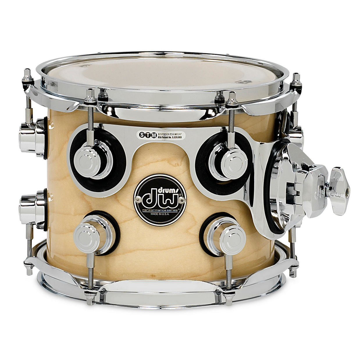 Drum Workshop 8" x 7" Performance Series Rack Tom - Natural