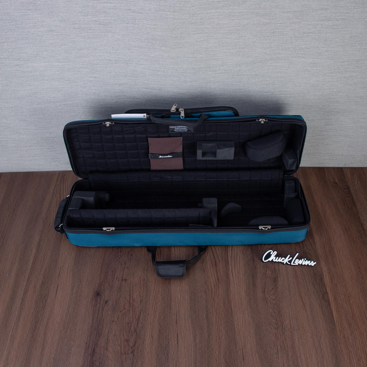Marcus Bonna Case for Bass Clarinet (Low C) with Music Bag - Turquoise