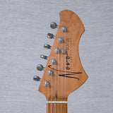 Novo Guitars Solus F2 Electric Guitar - FOF Shell Pink over Sonic Blue - #26047