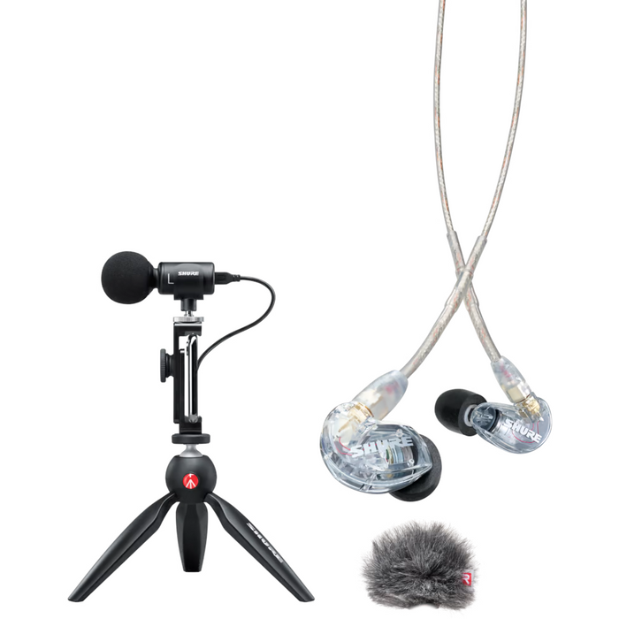 Shure MV88+SE215-CL Portable Videography Kit