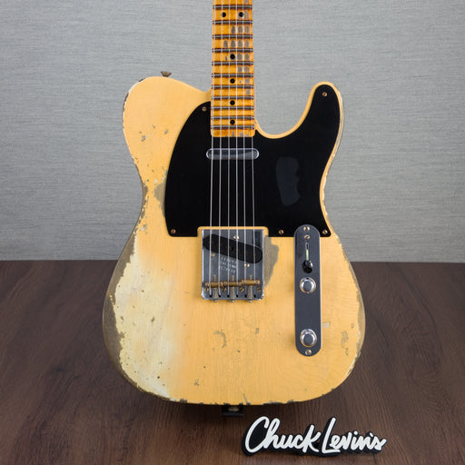 Fender Custom Shop '52 Telecaster Heavy Relic Electric Guitar - Aged Nocaster Blonde