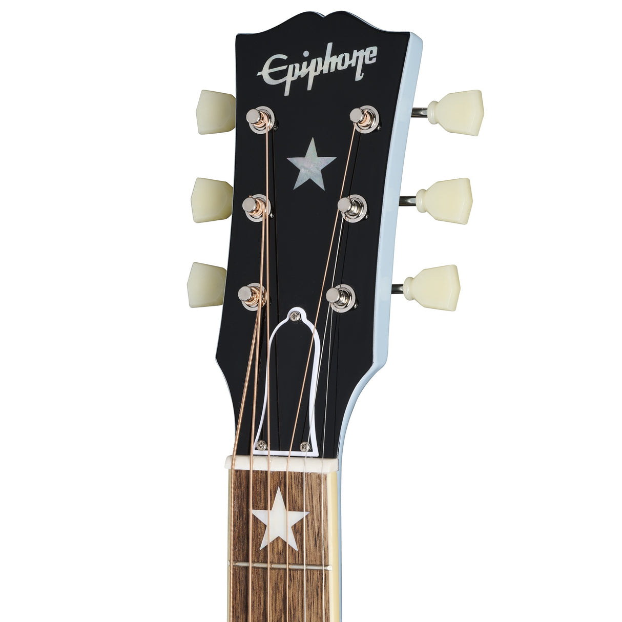 Epiphone J-180 LS Acoustic Electric Guitar - Frost Blue - Mint, Open Box
